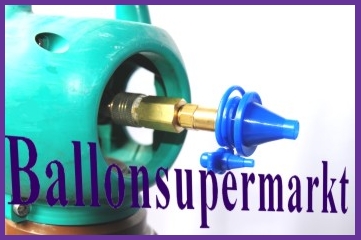 Füllventil für Helium bei Ballongas Leichtstahlflaschen